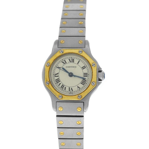 Cartier Santos Ladies 18k Gold Automatic Watch main image 4